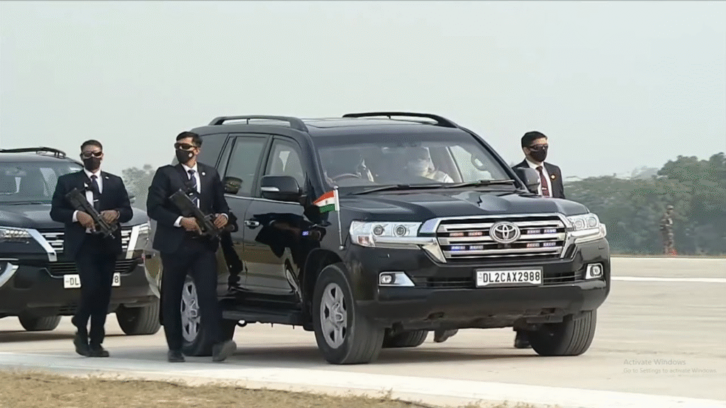 PM Narendra Modi Toyota Land Cruiser