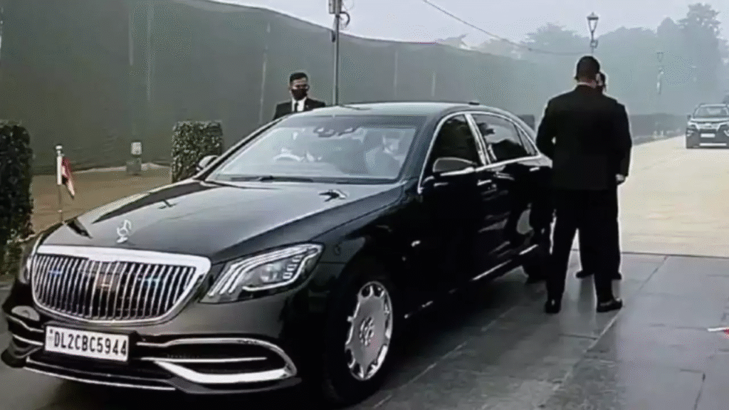 PM Narendra Modi Mercedes Maybach S650 Guard