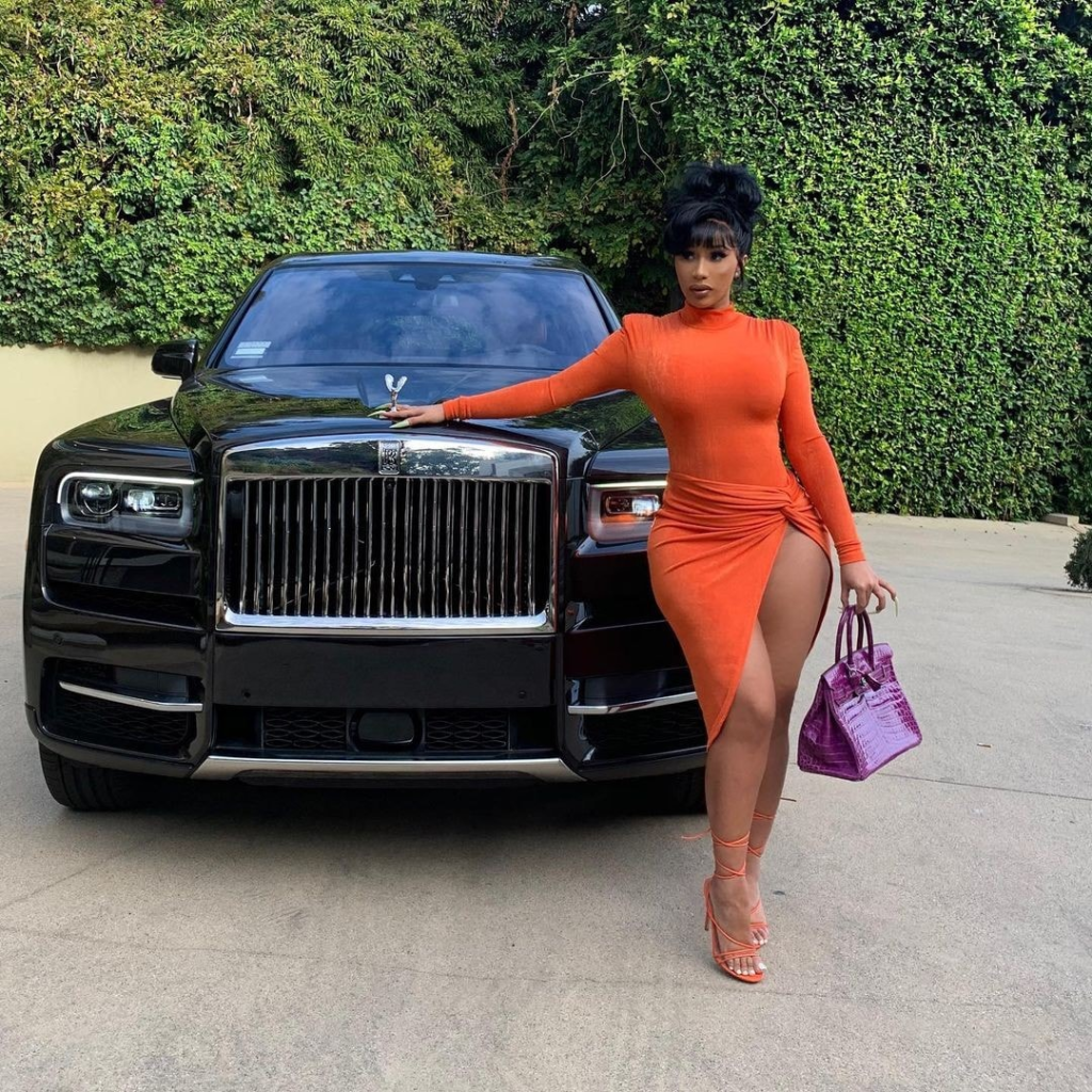 Cardi B Rolls Royce Cullinan