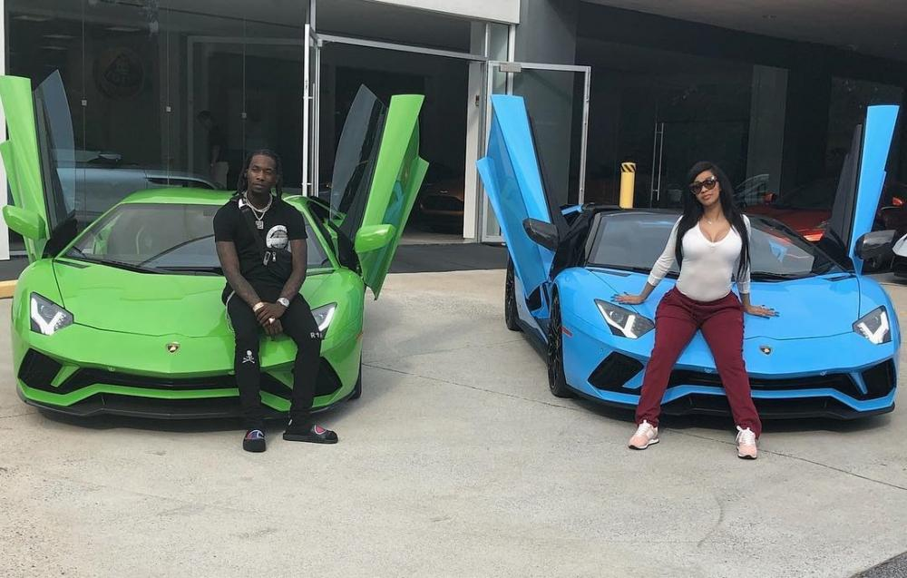 Cardi B Lamborghini Aventador S Roadster