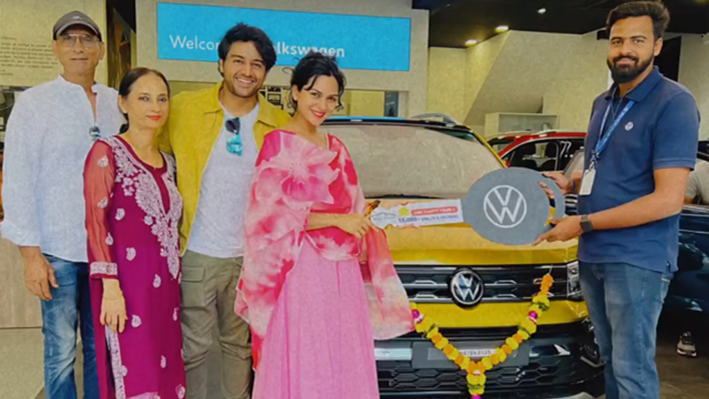 akanksha chamola volkswagen taigun