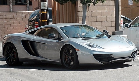 Miley Cyrus  McLaren MP4-12C (2012)
