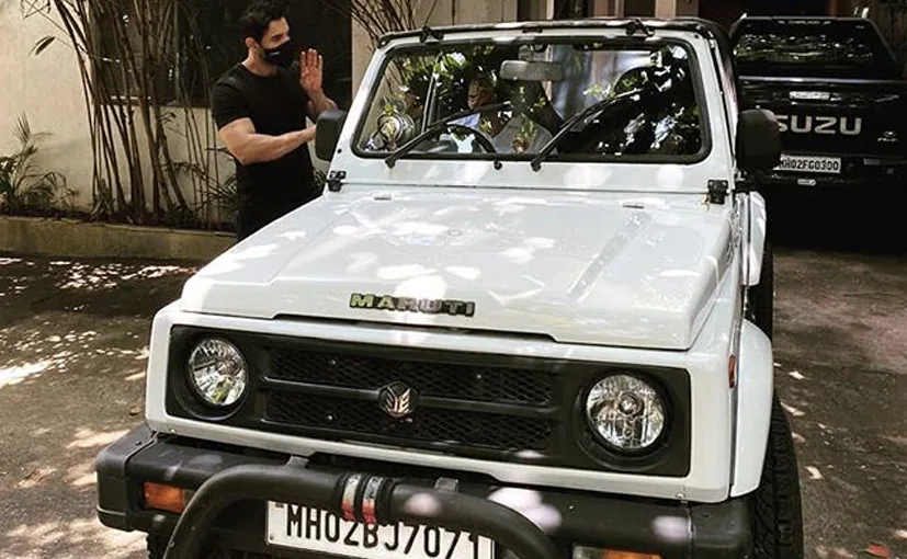 John Abraham with his Maruti Suzuki Gypsy