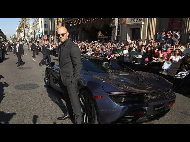 Jason Statham in his McLaren 720S Spider